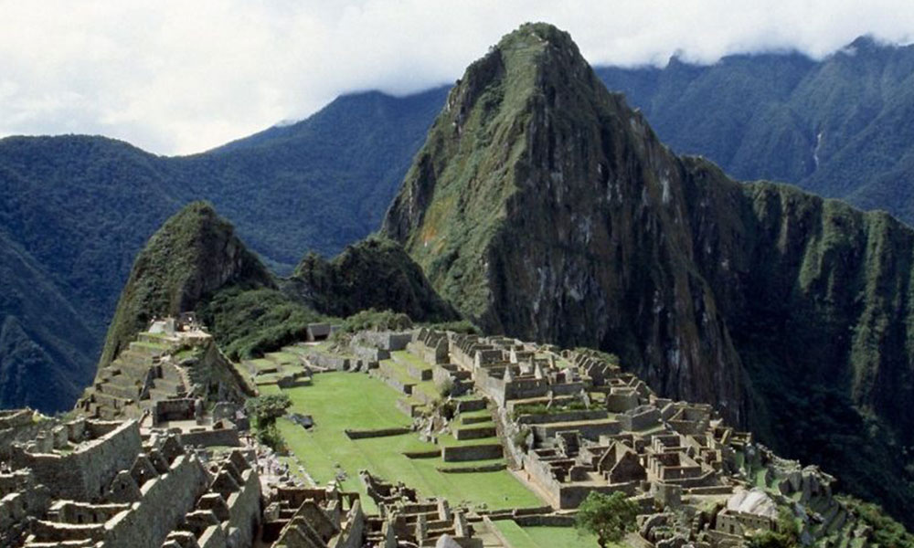 Machu Picchu’nun gökyüzünden görünümü