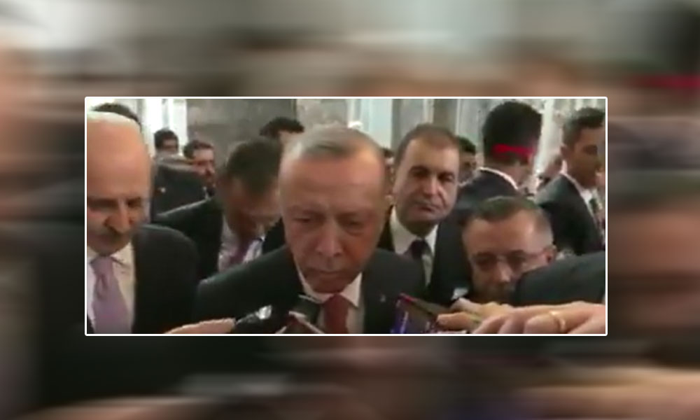 Erdoğan: Yes. Ne dedim? Yok, ‘yes’ dedim