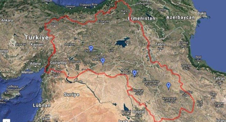 Google, ‘Kürdistan’ haritasını kaldırdı