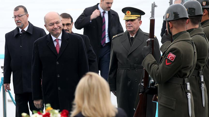 Irak Cumhurbaşkanı Berhem Salih Ankara’da