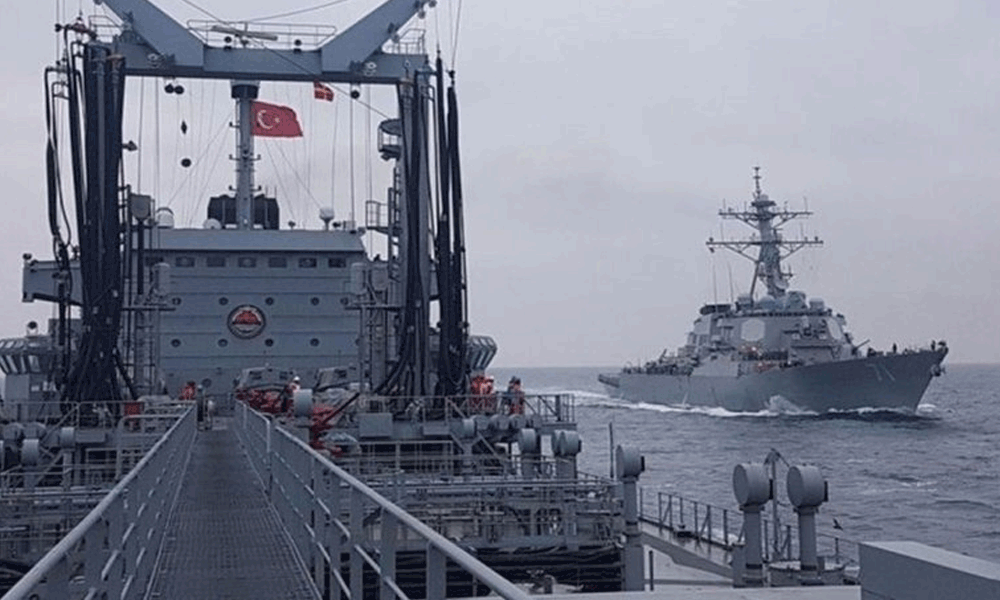 Türk ve ABD donanması Akdeniz’de eğitim yaptı