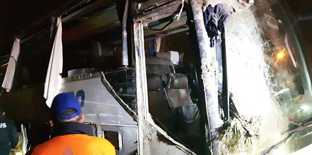 Eyüpsultan’da yolcu otobüs kazası: 2 ölü, 21 yaralı
