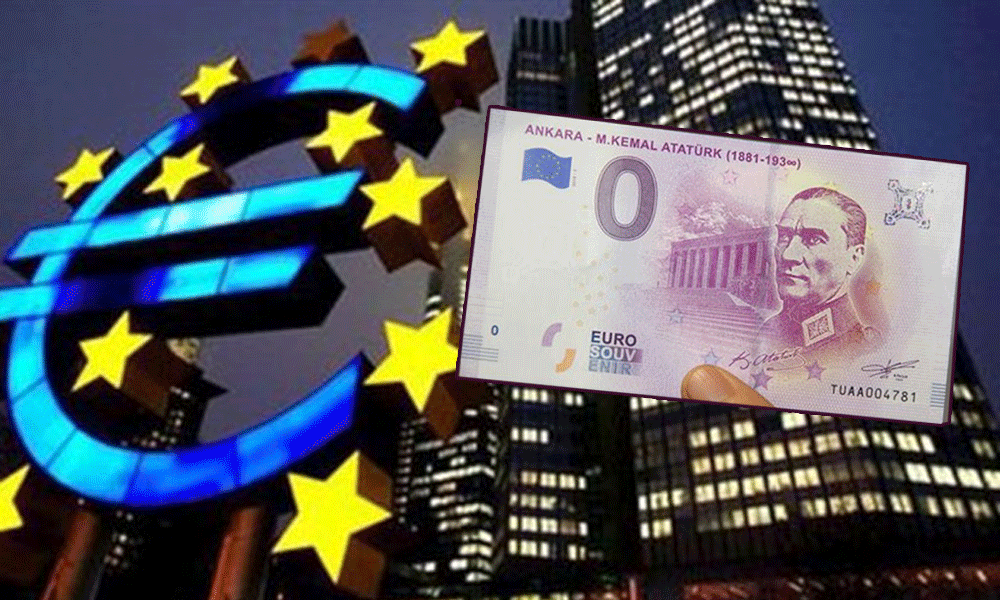 Avrupa Merkez Bankası Atatürk portreli ‘Euro’ bastı