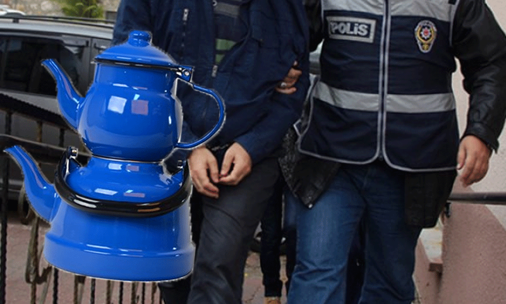 Çaydanlık kalıbı çalan 5 kişi tutuklandı