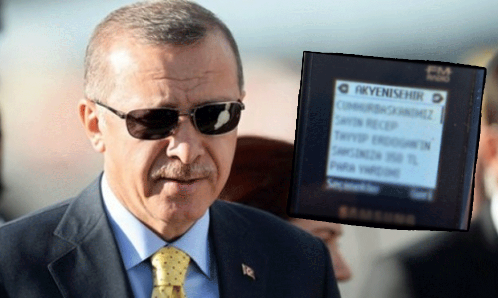 Erdoğan, ‘harçlık’ gönderdi!