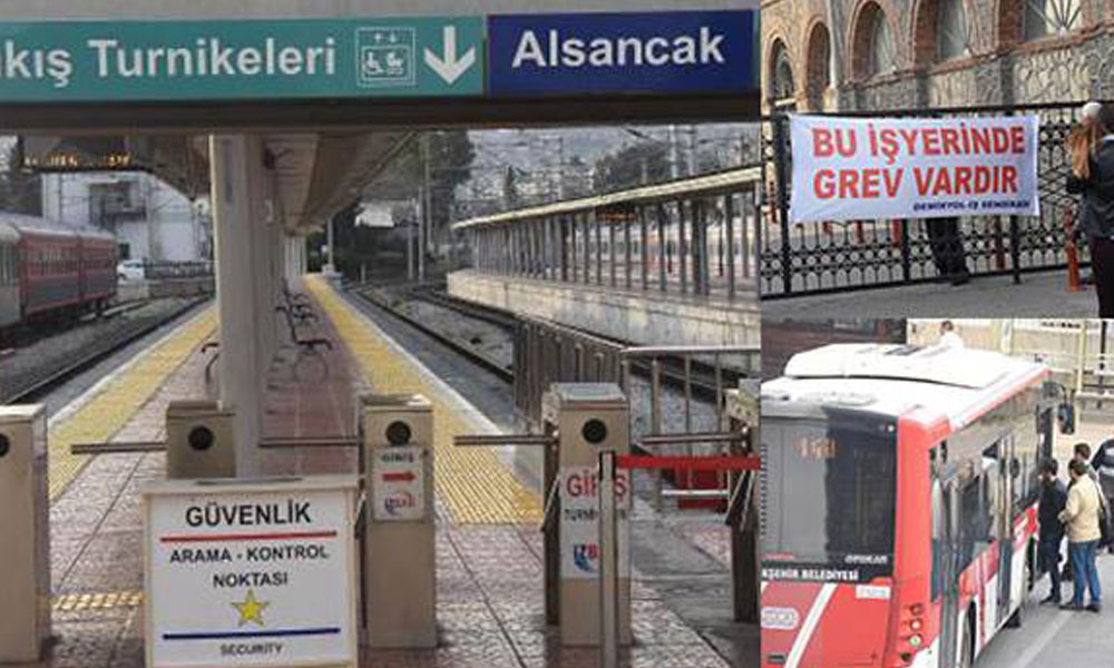 İzmir’de metro ve tramvay personeli de greve hazırlanıyor