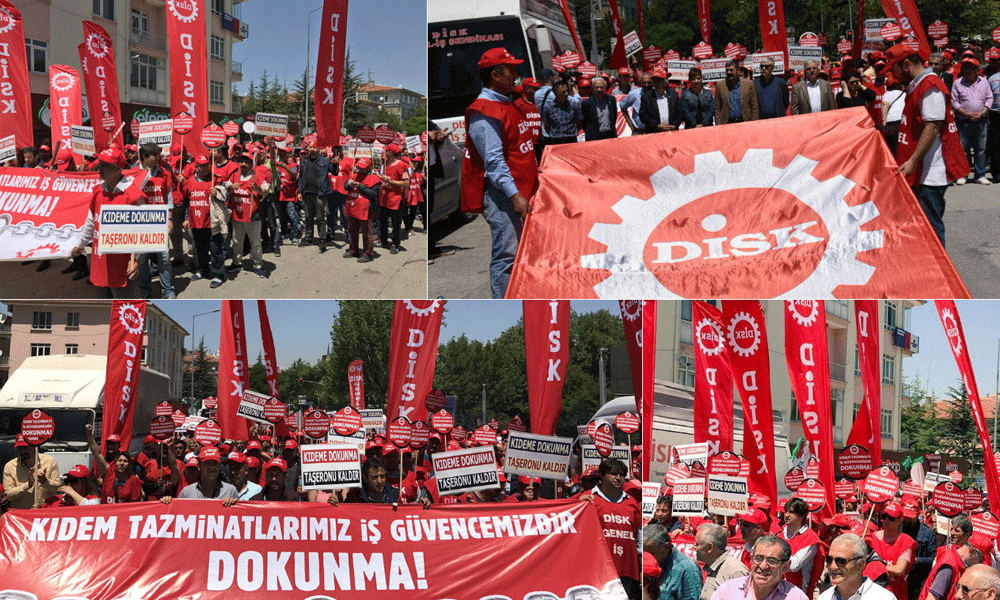 DİSK kuruluşunun 52. yılını, Türkiye işçi sınıfının ayağa kalktığı yerde kutluyor