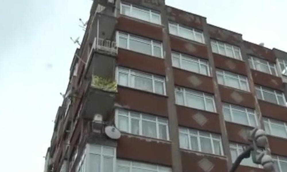 İstanbul’da 7 katlı binada panik! Boşaltıldı