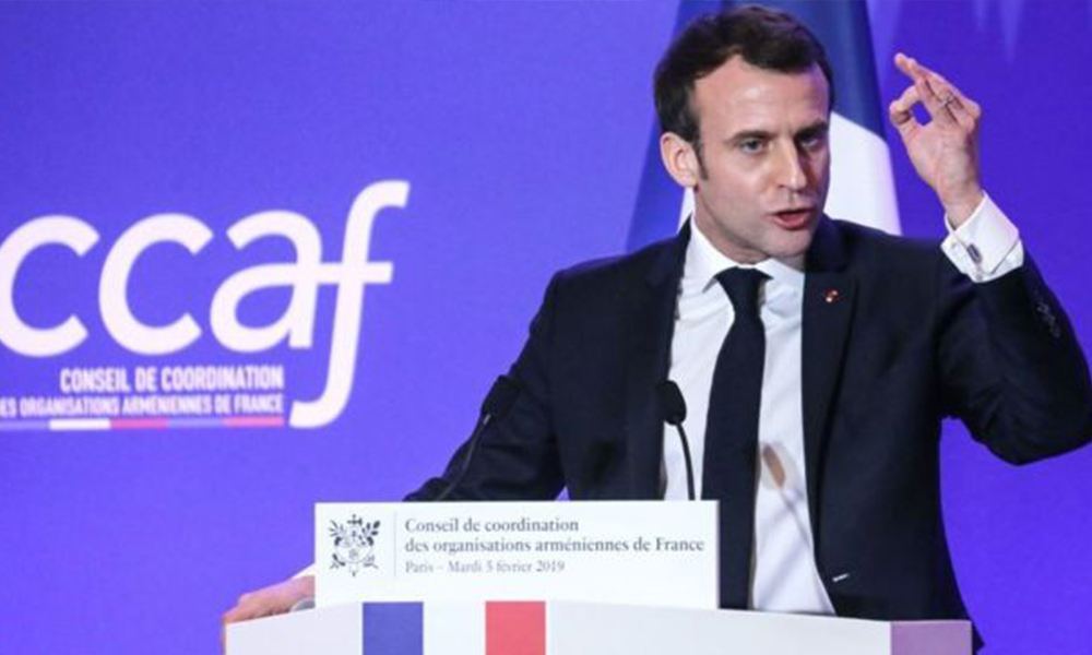 Fransa Cumhurbaşkanı Macron 24 Nisan’ı ‘Ermeni soykırımını anma günü’ ilan etti