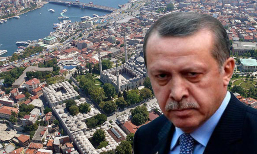 Erdoğan, tarihi eserleri yıkıp yeniden inşa edecek!