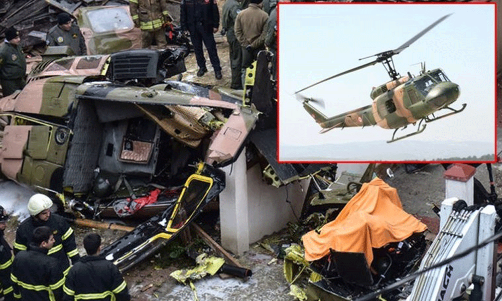 Sancaktepe’deki kazada helikopterin düşme anı kamerada… UH-1’lerin ilk vukuatı değil!