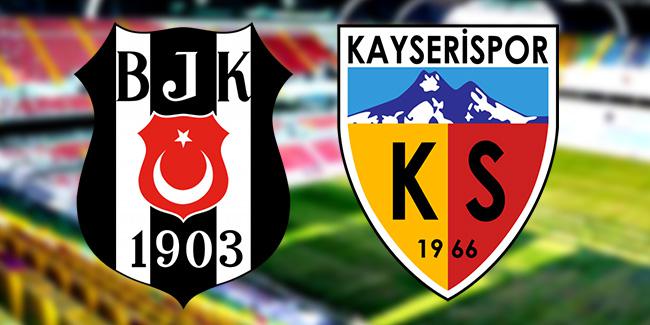 Beşiktaş- Kayserispor Müthiş maç sona erdi