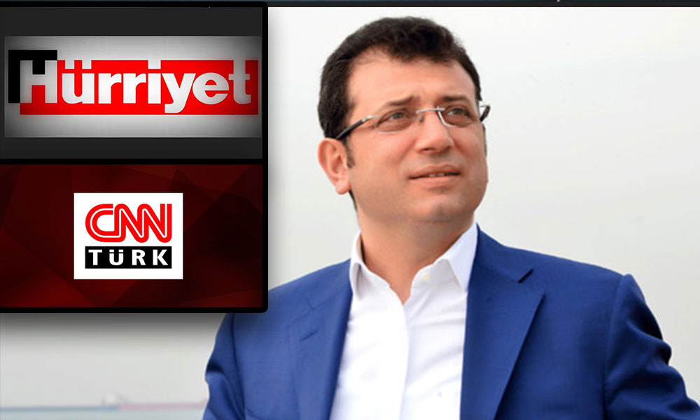 Ekrem İmamoğlu’ndan yalan haber yapan Hürriyet ve CNN Türk’e tepki