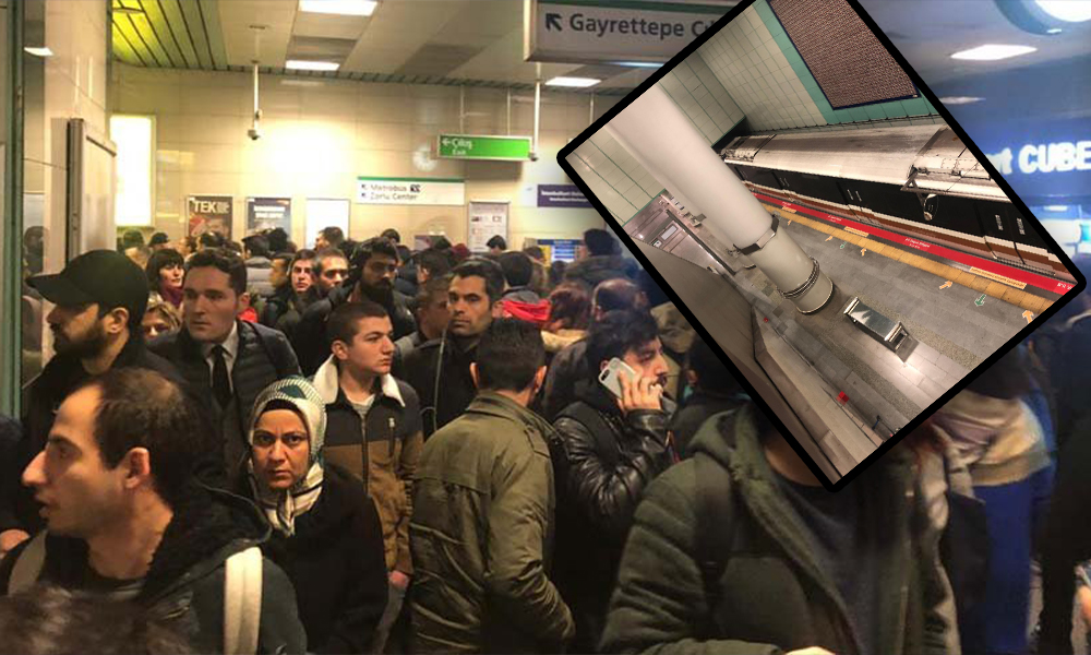 Yenikapı-Hacıosman metro seferleri durdu