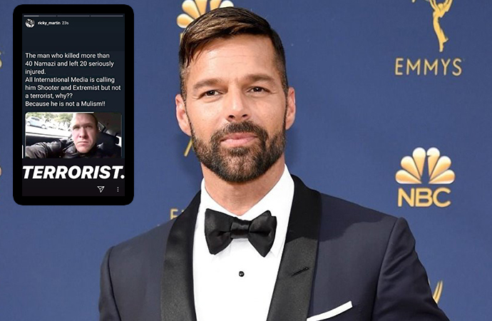 Ricky Martin’den ‘tetikçi’ tepkisi: Ona tetikçi diyorsunuz çünkü Müslüman değil!