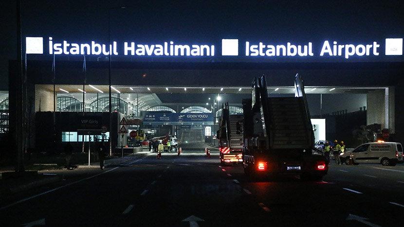 İlk TIR’lar İstanbul Havalimanı’nda