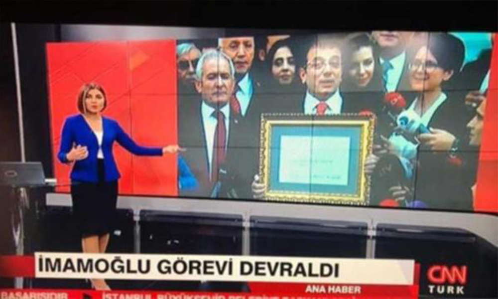 CNN Türk’te ‘Ekrem İmamoğlu’ değişimi