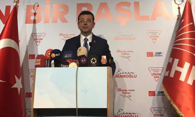 CHP İstanbul Büyükşehir Belediye Başkan Adayı Ekrem İmamoğlu