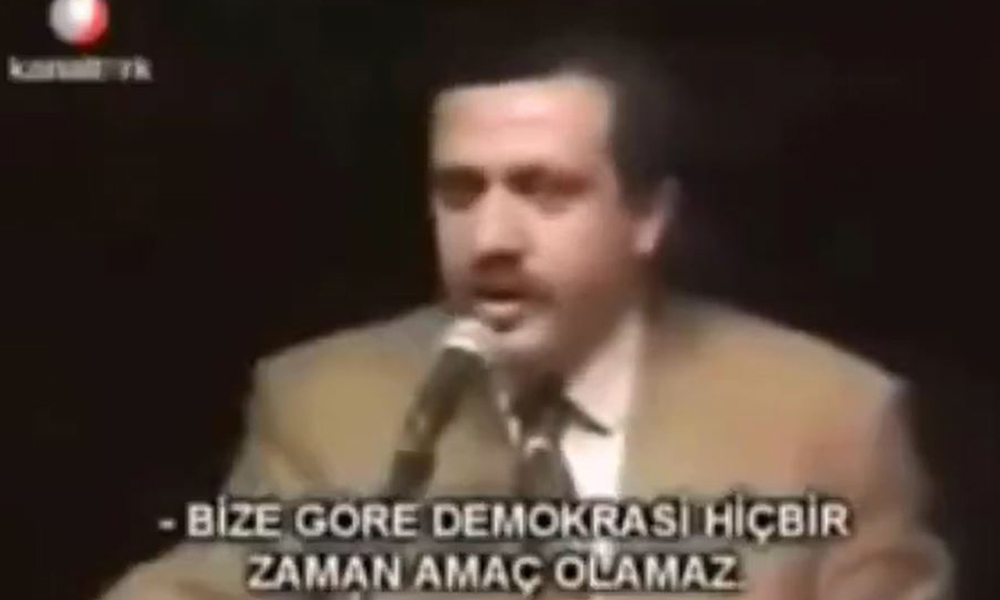 Erdoğan: ‘Bize göre demokrasi hiçbir zaman amaç olamaz’
