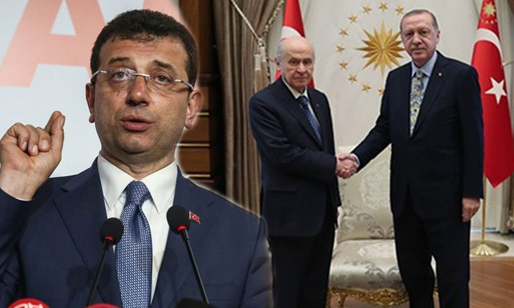 İmamoğlu: Erdoğan ve Bahçeli’yi inisiyatif almaya davet ediyorum