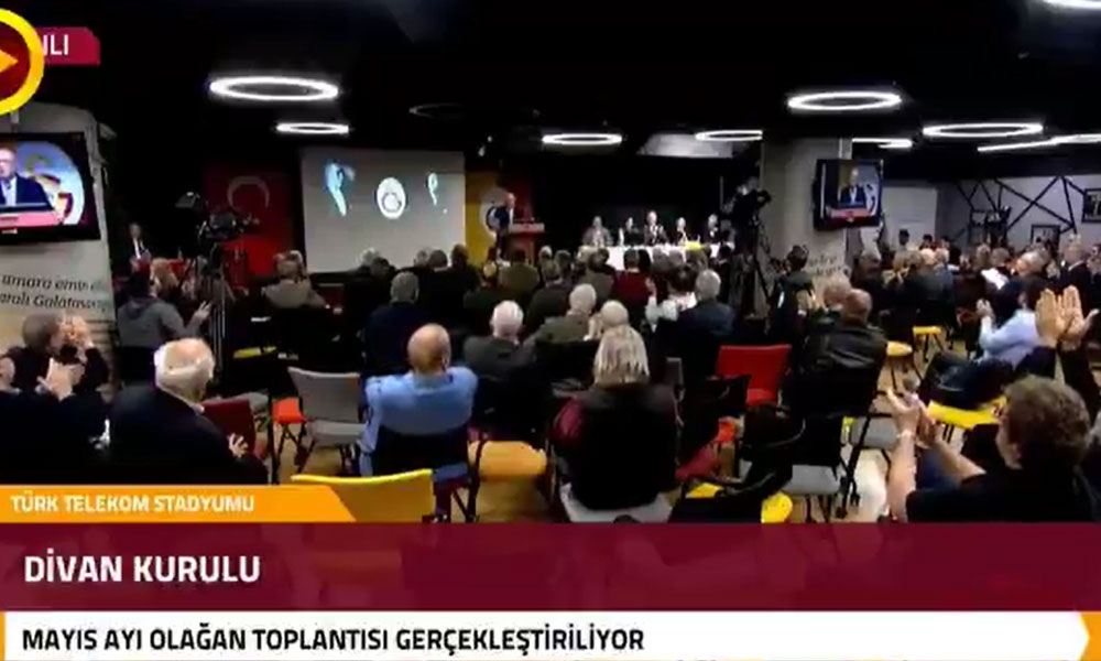 Galatasaray Divan Kurulu Toplantısı’nda Ekrem İmamoğlu’na destek!