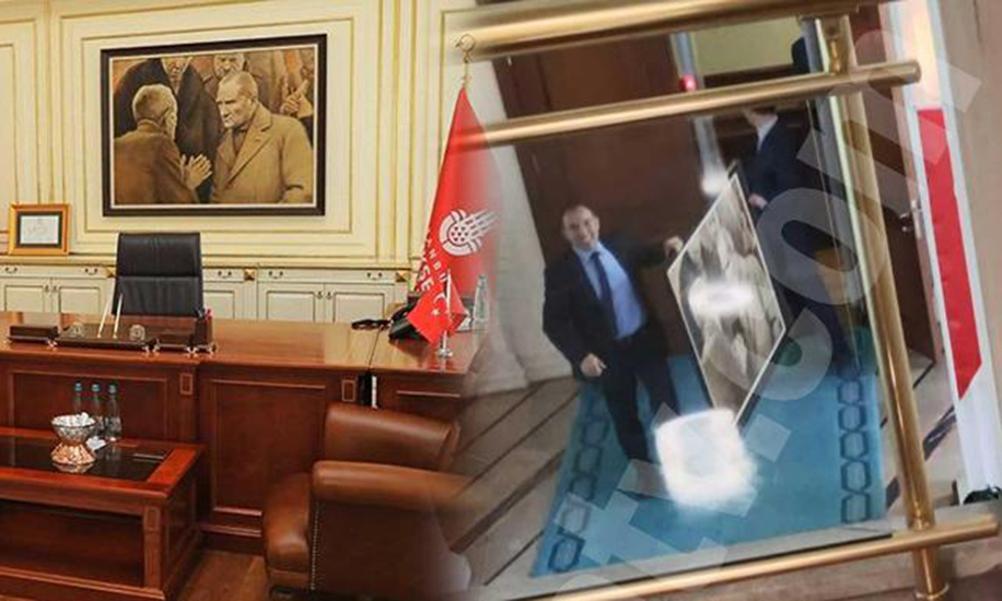 Atatürk portresini kim kaldırdı? İBB’yi yalanlayan görüntü