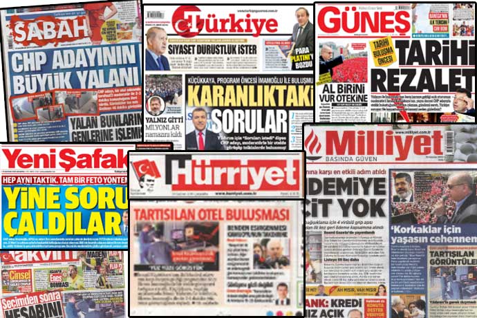 Sarayın gazeteleri! İşte, Erdoğan’ın 1 gün önceden bildiği manşetler