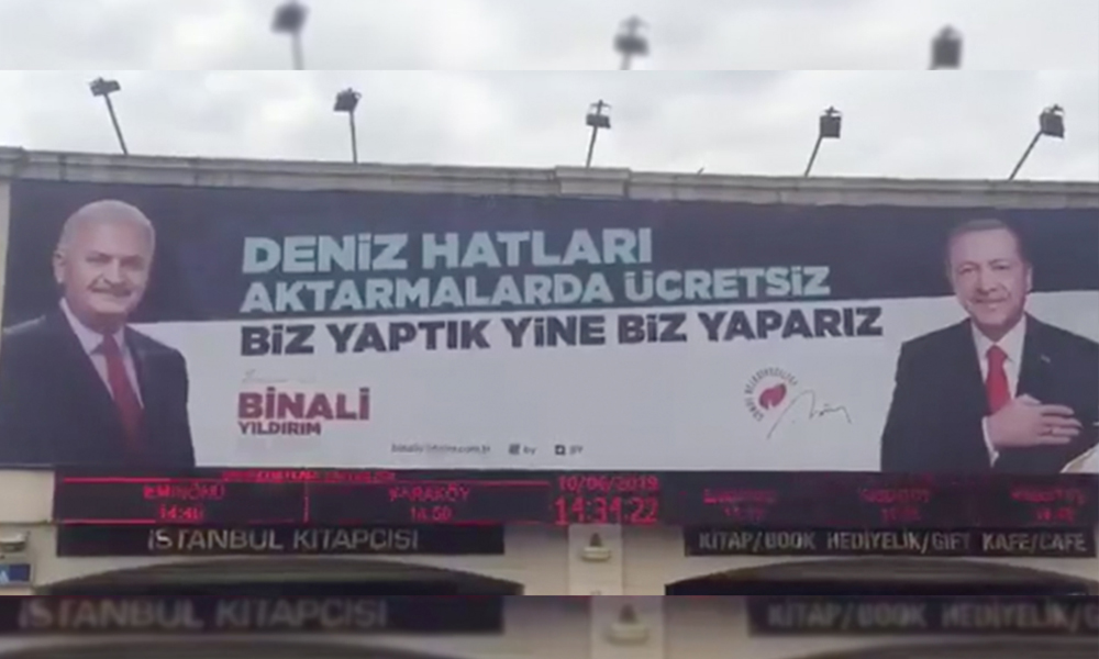 YSK karar verdi… AKP’nin tepki çeken afişi kaldırılacak!