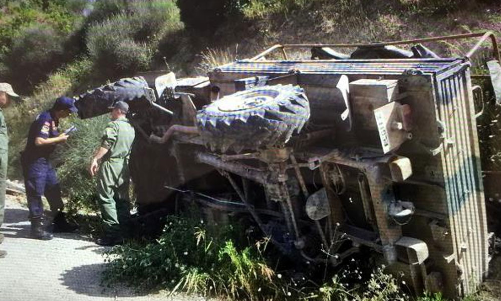 Hatay’da askeri araç devrildi: 19 yaralı