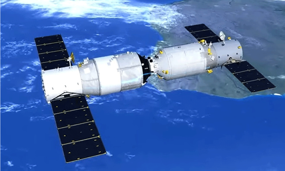 Çin’e ait uzay istasyonu indirildi