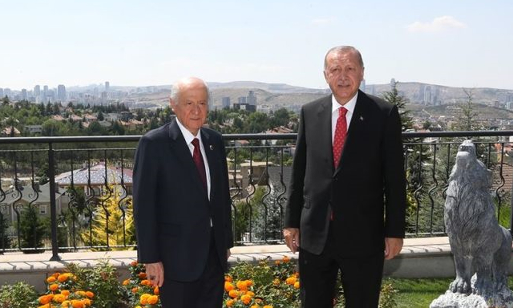 Erdoğan’dan Bahçeli’nin evine yarım saatlik ziyaret!