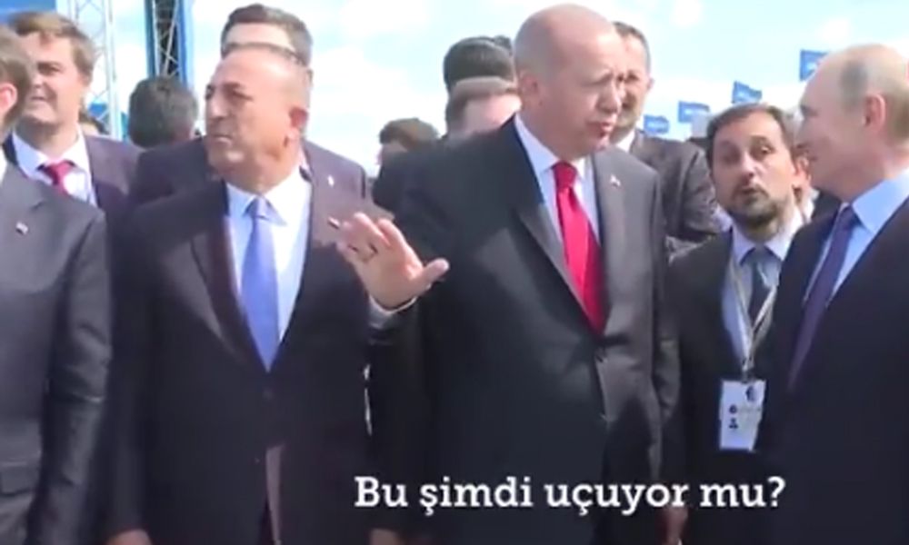 SU-57’yi gören Erdoğan: Bu şimdi uçuyor mu?