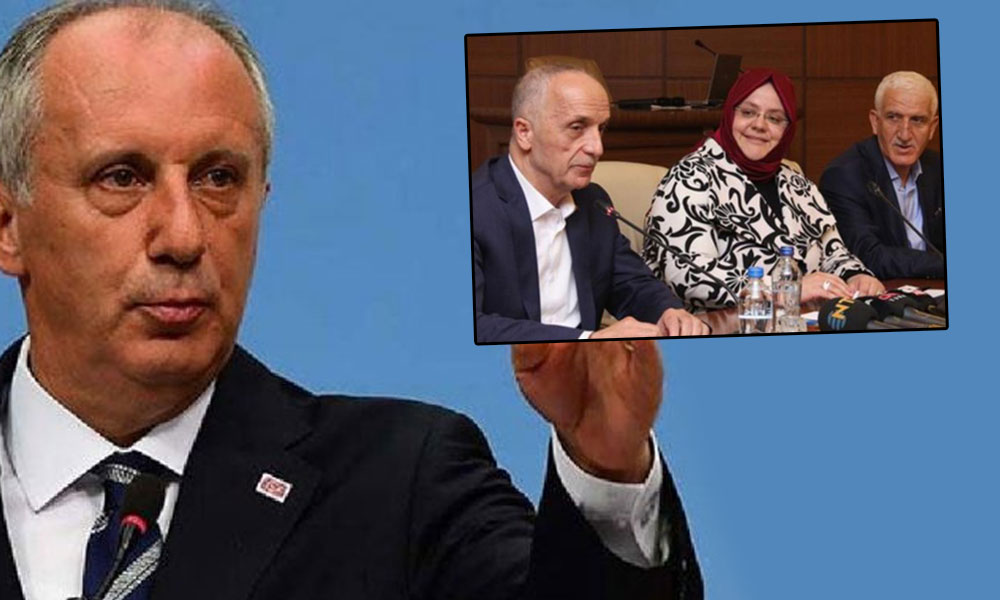 İnce’den mikrofonu açık kalan Türk-İş Başkanı Atalay’a çağrı: Bir gün dahi…