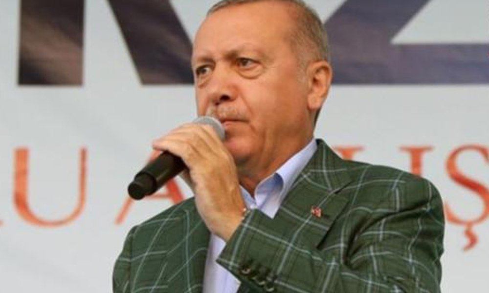 Erdoğan’dan dere yatağında lojman açılışı!