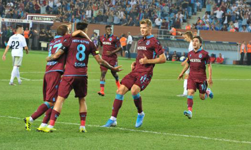 Trabzonspor müthiş oyunla Avrupa’ya devam…