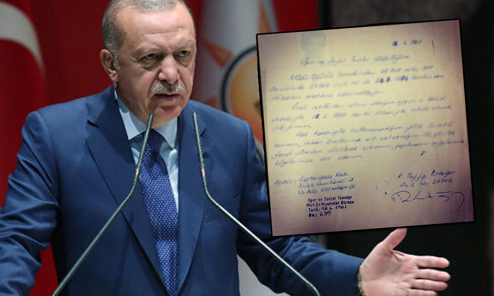 ‘Sakal’ nedeniyle demişti… Erdoğan’ın istifa dilekçesi ortaya çıktı… Gerçek bambaşka!
