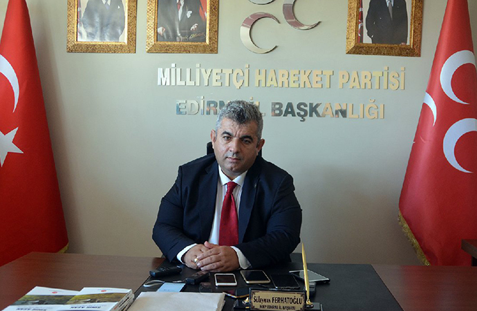 MHP Edirne İl Başkanı istifa etti