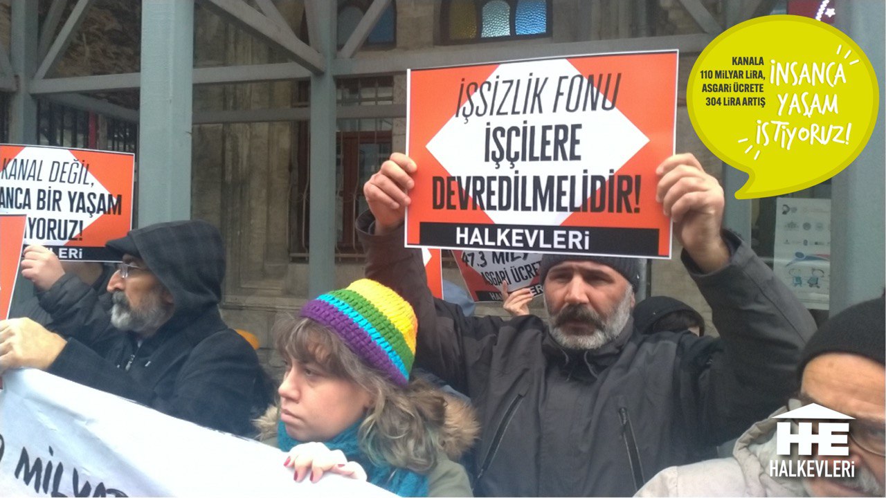 Halkevleri’nden asgari ücret eylemi: Erdoğan’ın jesti patronlara