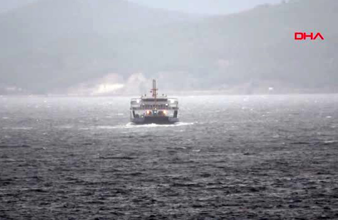 Kuzey Ege ve Güney Marmara’daki adalara deniz ulaşımı sağlanamıyor