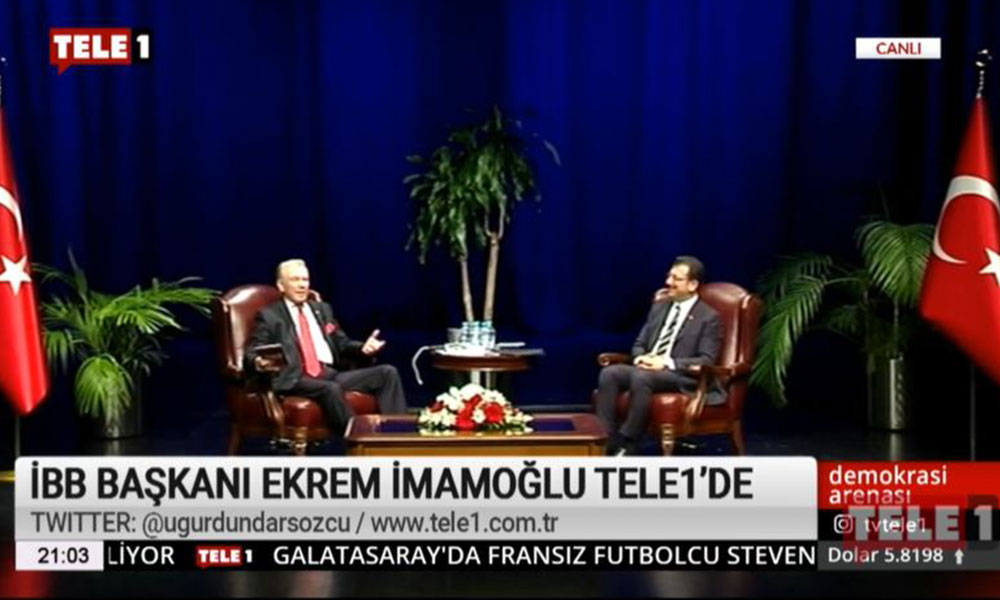 Ekrem İmamoğlu, Demokrasi Arenası’nda Uğur Dündar’a konuştu: Ya ‘Kanal’ ya İstanbul