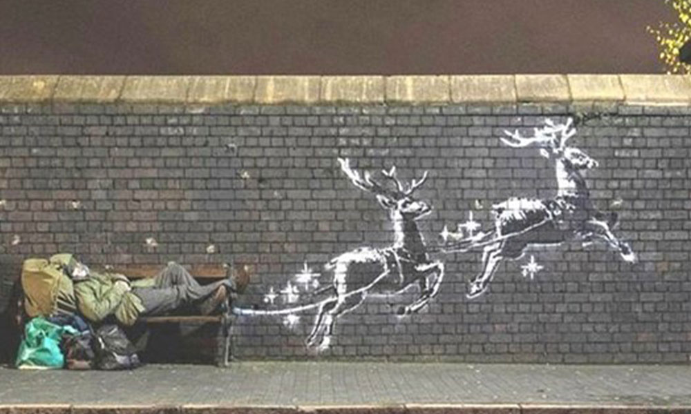 Banksy’nin son eseri tahrif edildi