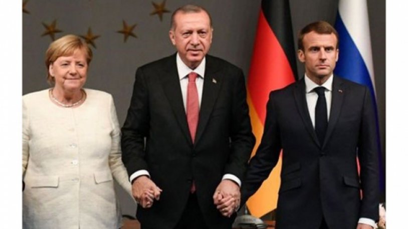 Erdoğan, Merkel ve Macron’dan üçlü telefon görüşmesi