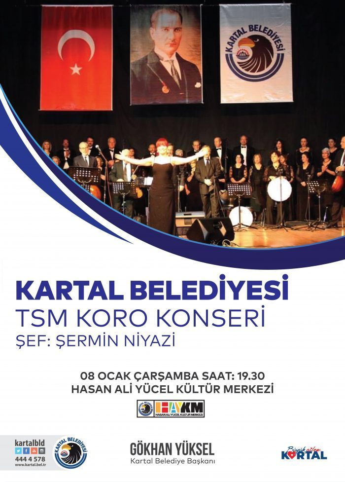 Kartal Belediyesi TSM Korosu, İstanbul Ezgileri ile Büyüleyecek