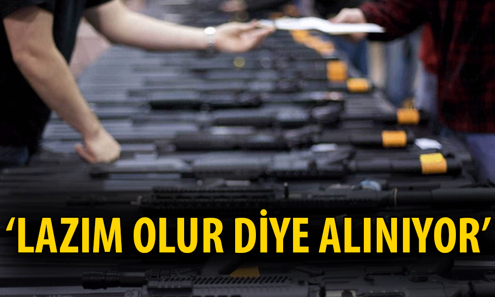 “Türkiye’de 18 milyon ruhsatsız silah var”