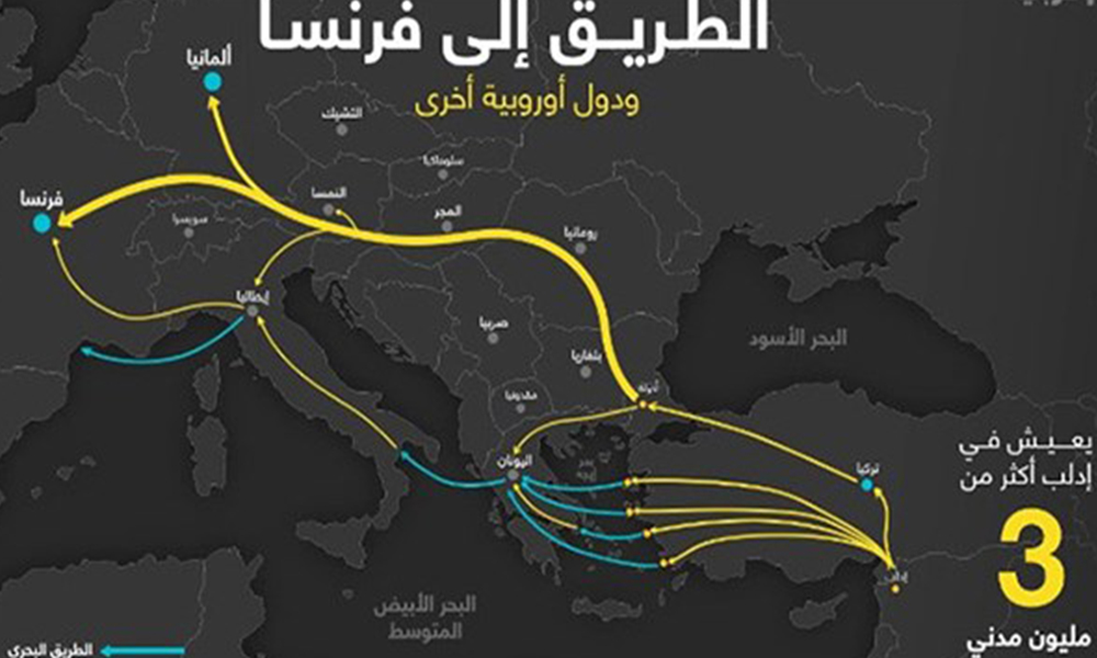 TRT Arapça’dan sığınmacılar için ‘Vahşi-zorlu’ Avrupa’ya gidiş haritası!