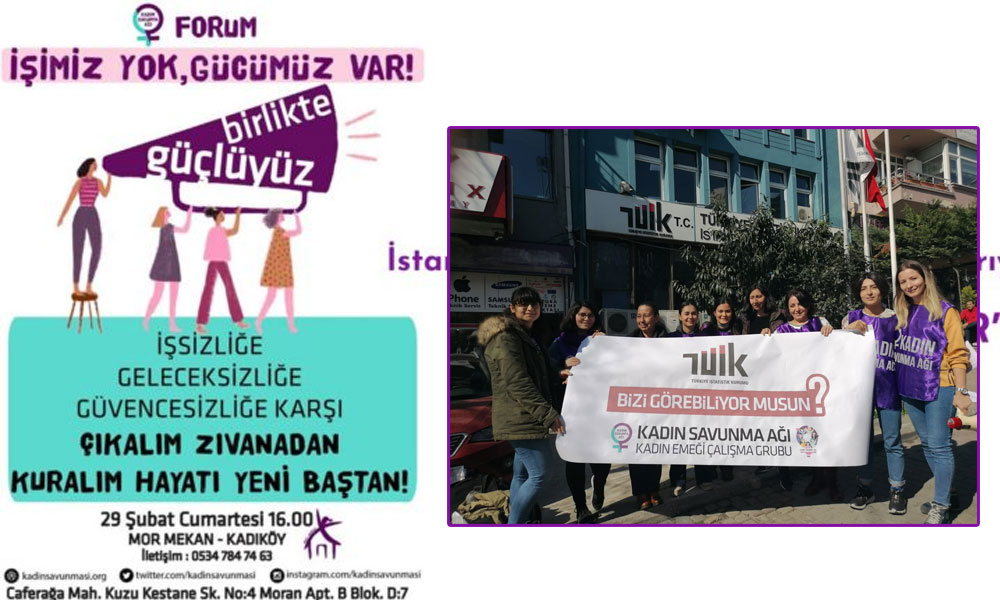 İstanbul’da kadınlar işsizliğe karşı buluşuyor: İşimiz yok, gücümüz var