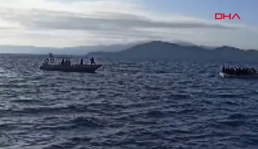 Yunan askerlerinin mülteci botuna ateş açtığı anlar kamerada