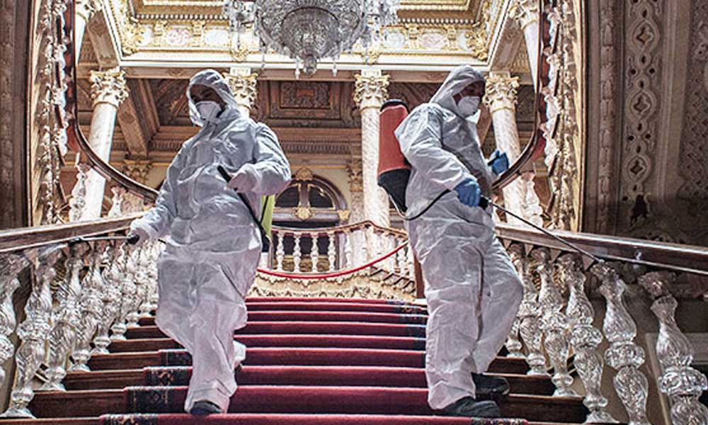 Dolmabahçe Sarayı’nda koronavirüs önlemi