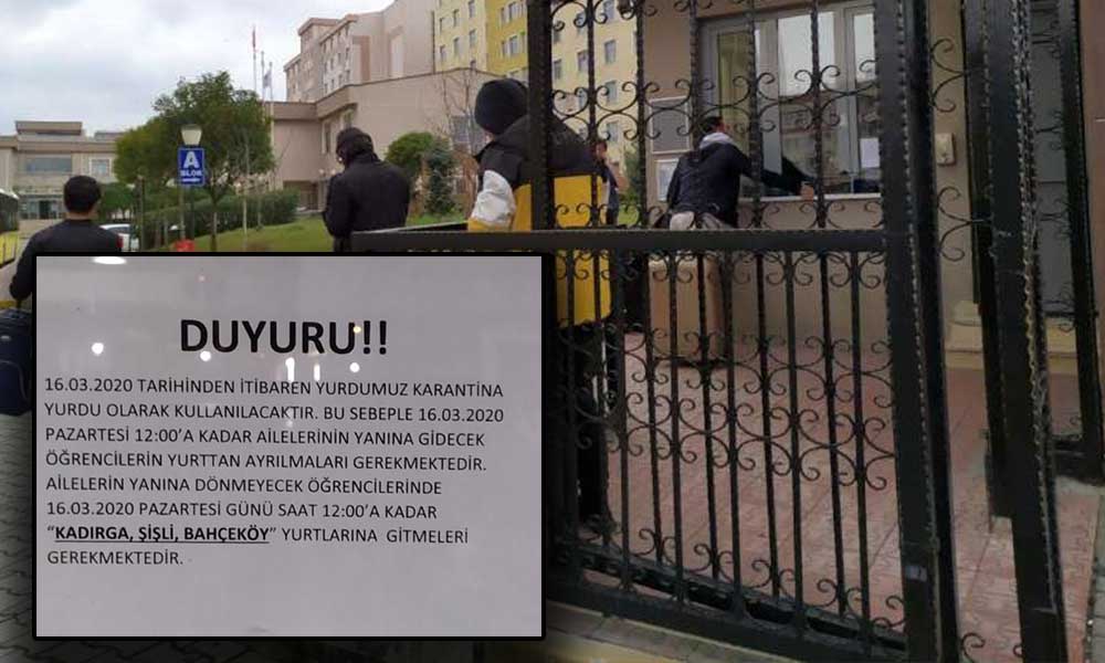 İstanbul’da binlerce kişilik yurt boşaltıldı
