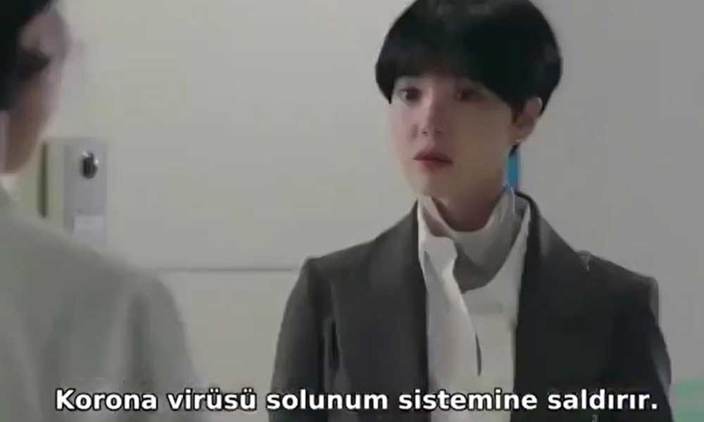 2018 yapımı Güney Kore dizisinde korkutan koronavirüs sahnesi!